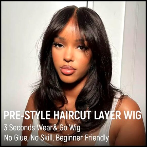 Human Hair Wig Glueless HD Lace Closure Pre Plucked Loose Body Wave main image 4
